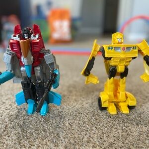Transformers Bumblebee and Starscream Age of Extinction